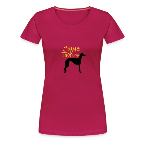Galgo Gemtro - T-shirt Premium Femme