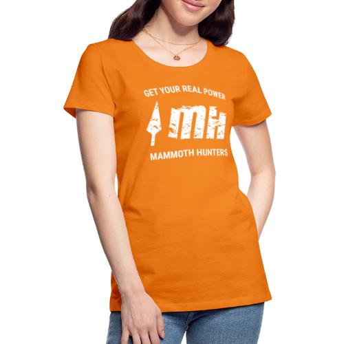 Mammoth Hunters / Blanco - Camiseta premium mujer