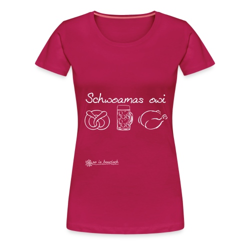 brezn mass hendl schwoamas owi - Frauen Premium T-Shirt