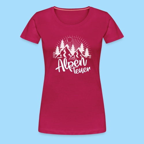 Alpenteuer - Frauen Premium T-Shirt