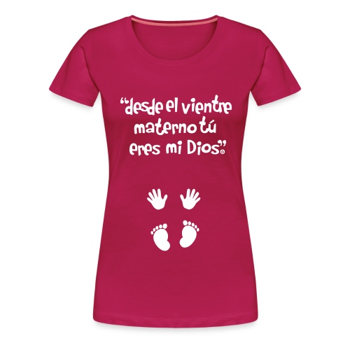 mano vec2 spread3 logo - Camiseta premium mujer