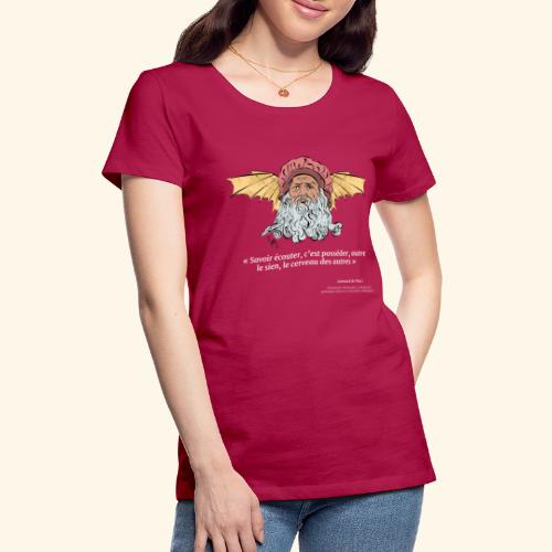 Léonard de Vinci, inventeur de génie - T-shirt Premium Femme