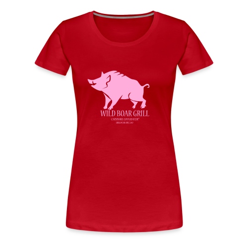 Wild Boar Grillshirt BBQ - Frauen Premium T-Shirt