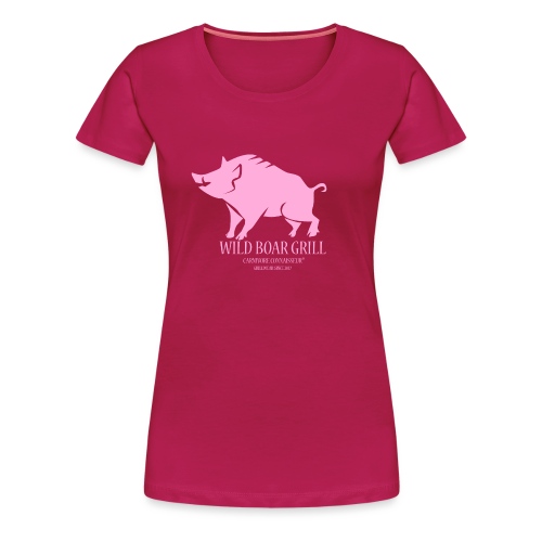 Wild Boar Grillshirt BBQ - Frauen Premium T-Shirt