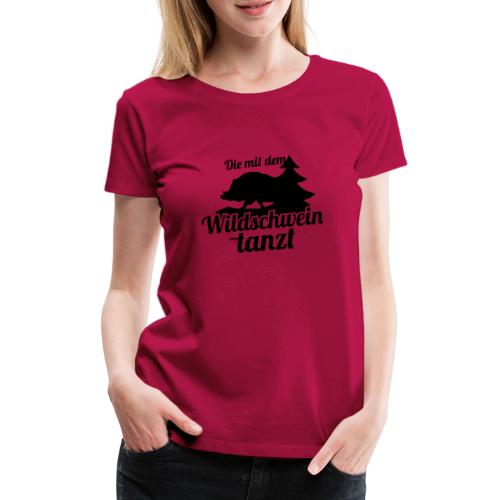 Wildschwein Frauen - Frauen Premium T-Shirt