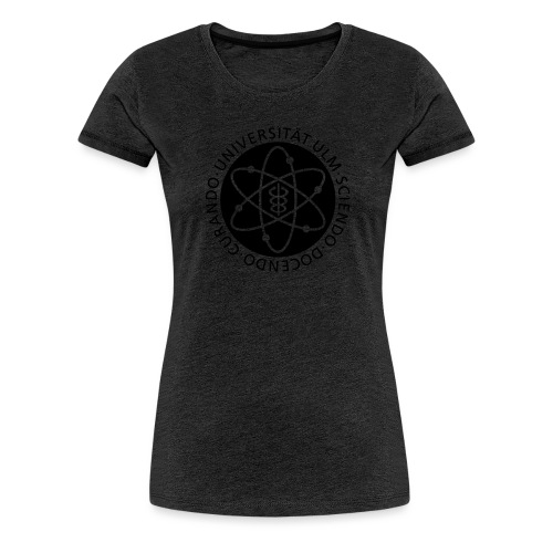 Bildmarke schwarz (Druck nur auf Brust) - Frauen Premium T-Shirt