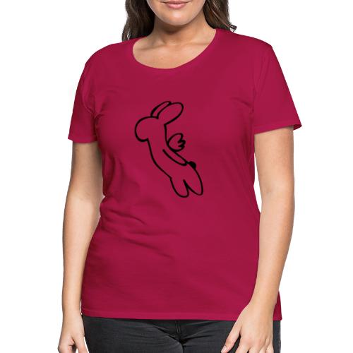 Engel Kaninchen Hasen Flügel Ostern Häschen bunny - Frauen Premium T-Shirt