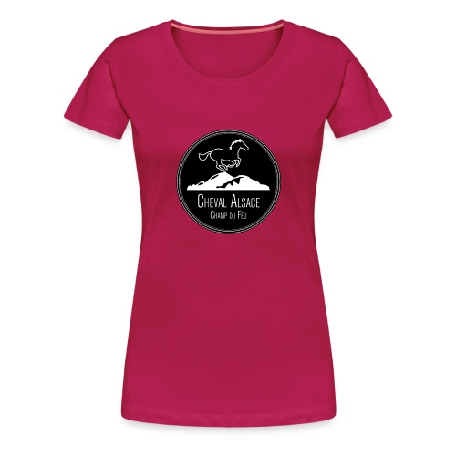cheval alsace noir - T-shirt Premium Femme