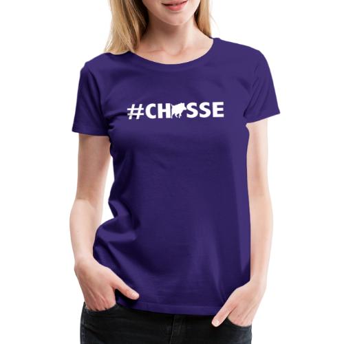 #Chasse motif sanglier pour afficher sa passion ! - T-shirt Premium Femme