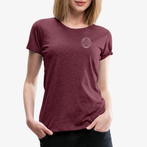 logo-hvitt-transp - Frauen Premium T-Shirt