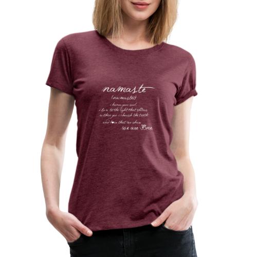 Yoga Namaste - Frauen Premium T-Shirt