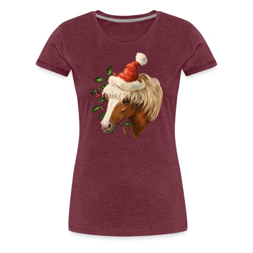 Christmas Pony - Frauen Premium T-Shirt