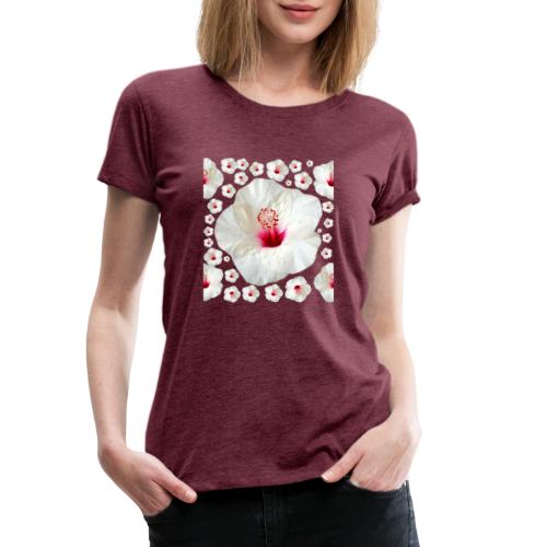 Hibiscus rosa sinensis - T-shirt Premium Femme