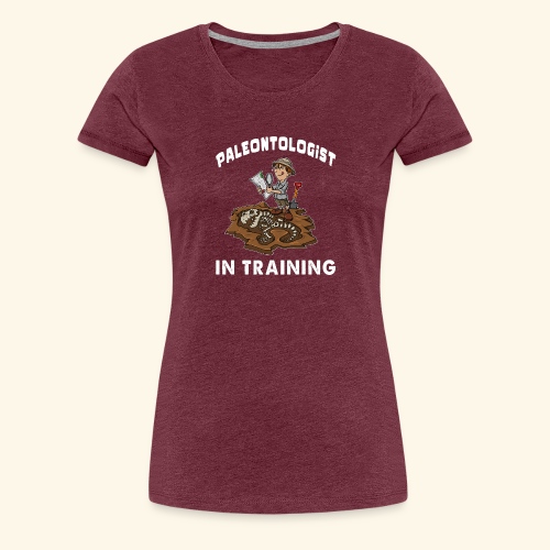 Paläontologe in Ausbildung Wissenschaft Fan Dinosa - Frauen Premium T-Shirt