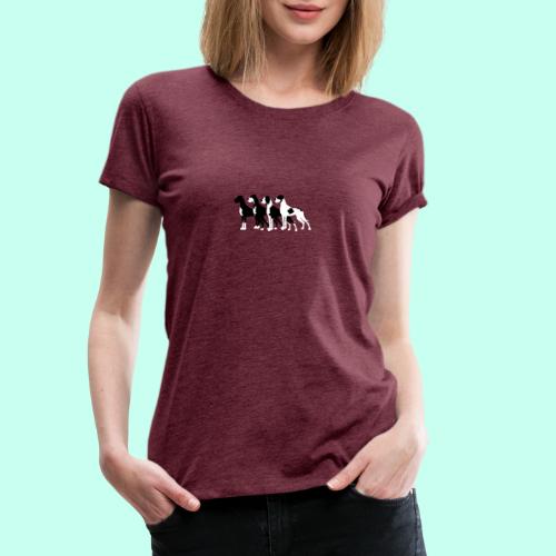 Schwarze Doggen - Frauen Premium T-Shirt