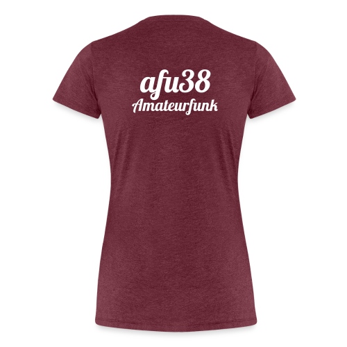 afu38 Amateurfunk - Frauen Premium T-Shirt