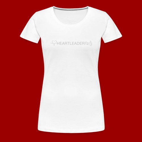 Heartleader Charity (weiss/grau) - Frauen Premium T-Shirt