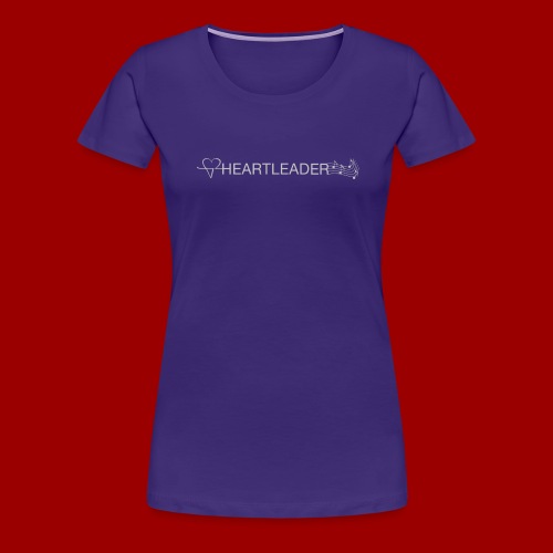 Heartleader Charity (weiss/grau) - Frauen Premium T-Shirt