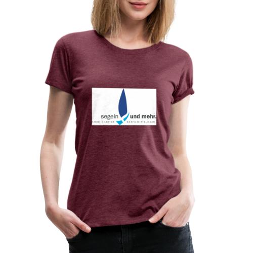 segelnundmehr Logo CMYK - Frauen Premium T-Shirt