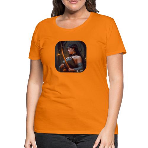 Fantasy Female Archer - Frauen Premium T-Shirt