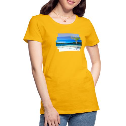 Wundervolle Natur: Lake - Frauen Premium T-Shirt