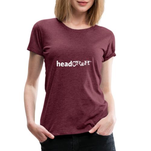 headCRASH Logo white - Frauen Premium T-Shirt