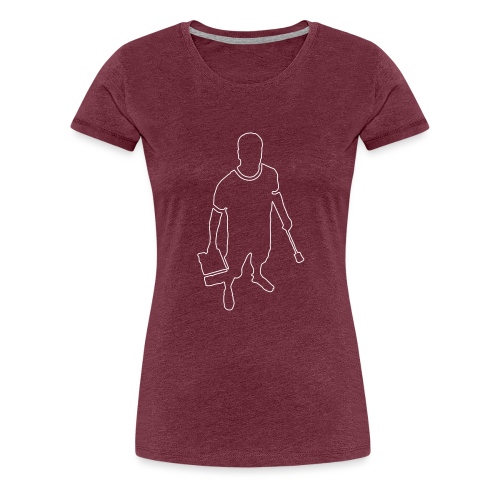 STREETPETER LOGO OUTLINE - Women's Premium T-Shirt