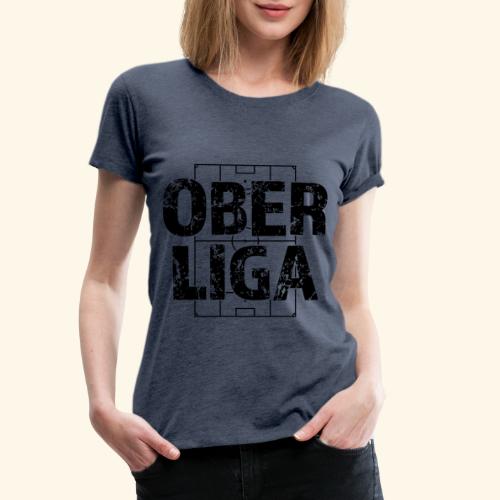 OBERLIGA im Fußballfeld - Frauen Premium T-Shirt