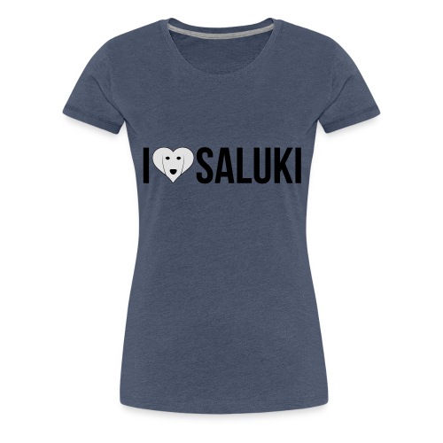 I Love Saluki - Maglietta Premium da donna