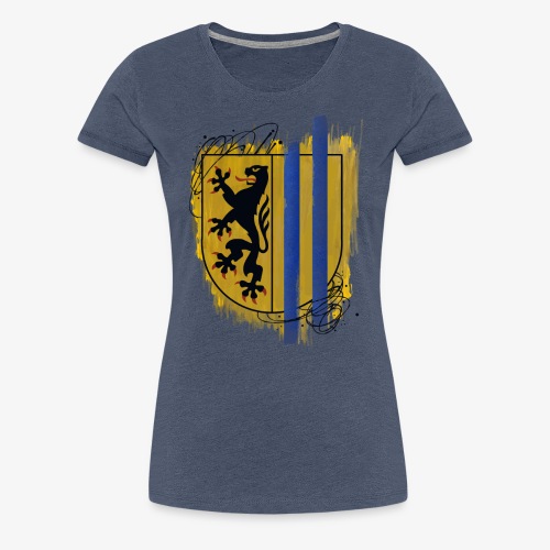 Leipzig Shield By TheRawburt - Premium-T-shirt dam