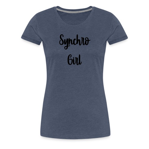 Synchro Girl - Naisten premium t-paita