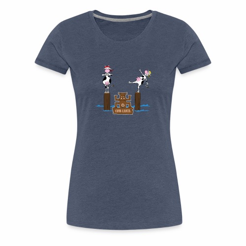 COW-LANTA ! (vache, aventure, jeux, télévision) - T-shirt Premium Femme