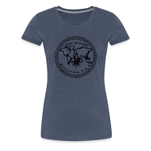Logo PSG standaard zw klein eps - Vrouwen Premium T-shirt