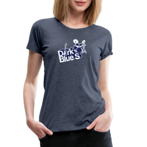 Dark Blue S logo - Women's Premium T-Shirt