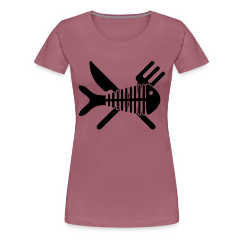 Poisson couvert - T-shirt Premium Femme