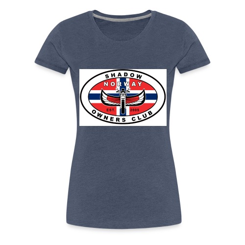 SHOC Norway Patch jpg - Premium T-skjorte for kvinner