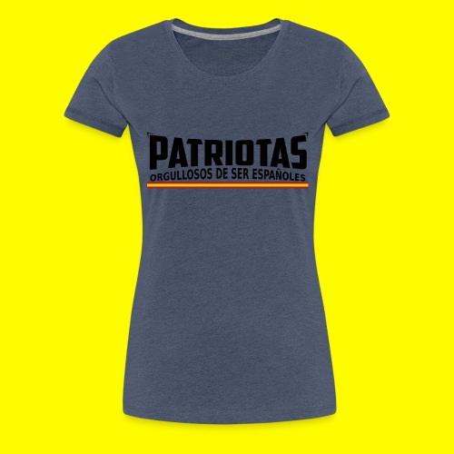 Patriotas españoles logo - Camiseta premium mujer