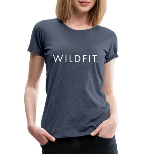 Wildfit Logo Weiß - Frauen Premium T-Shirt