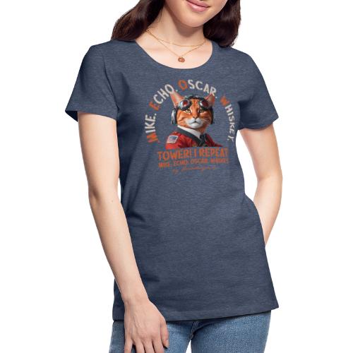 Katze Meow - Frauen Premium T-Shirt