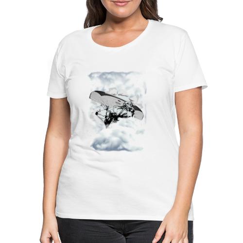 You can fly. Paragliding in the clouds - Women's Premium T-Shirt