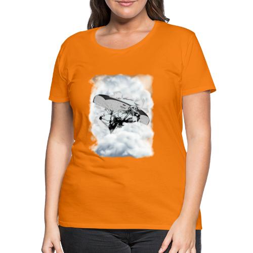 You can fly. Paragliding in the clouds - Women's Premium T-Shirt