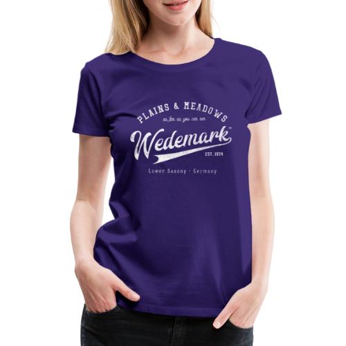 Wedemark Retrologo - Frauen Premium T-Shirt