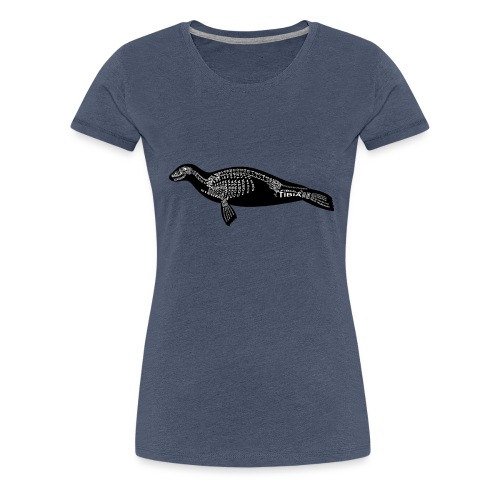 Robben skelet - Vrouwen Premium T-shirt