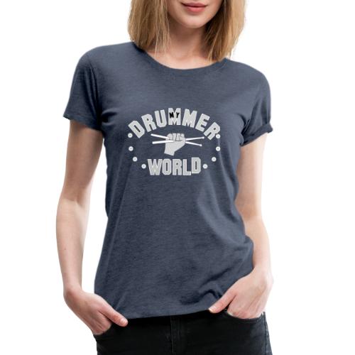 My Drummer World - Frauen Premium T-Shirt