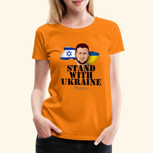 Ukraine Israel - Frauen Premium T-Shirt