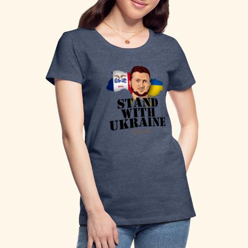 Ukraine Iowa Selenskyj - Frauen Premium T-Shirt