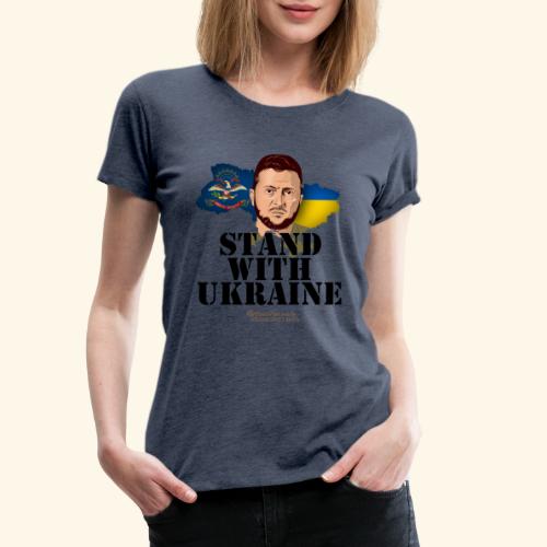 Ukraine North Dakota - Frauen Premium T-Shirt