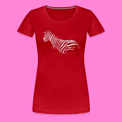 zebra1 - Vrouwen Premium T-shirt