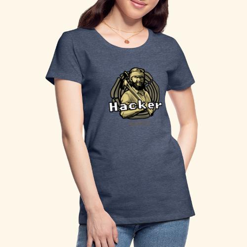 Holzfäller Hacker - Frauen Premium T-Shirt