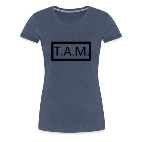 TAM T-Shirt, Black Logo - Vrouwen Premium T-shirt